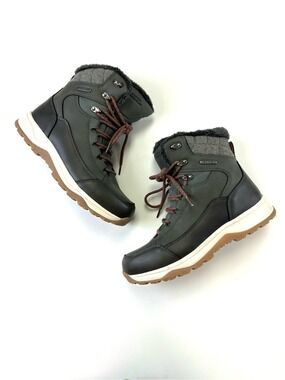 Mountain Warehouse Green Tundra Womens Waterproof Snow Boots Size 9